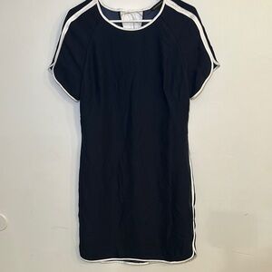 NWT Banana Republic Navy Sheath Short Sleeve Dress Size 2